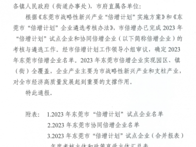 屢獲殊榮！國(guó)亨公司再次入選“倍增計(jì)劃”企業(yè)